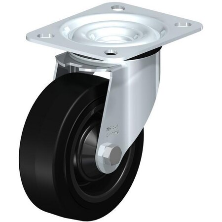 Blickle LE-POEV 100K-FI Swivel Caster, 3.94" Wheel Diameter, 330 lb. Load Capacity